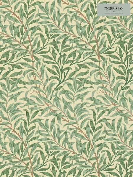 Morris & Co. Green Willow Boughs 10.05M Wallpaper (T67889) | £105