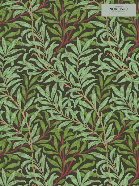 Morris & Co. Green Willow Bough 10.05M Wallpaper (T67891) | £105
