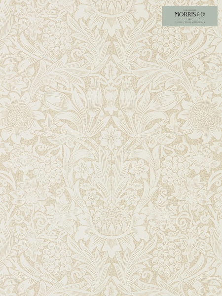Morris & Co. Natural Pure Sunflower 10.05M Wallpaper (T67899) | £125