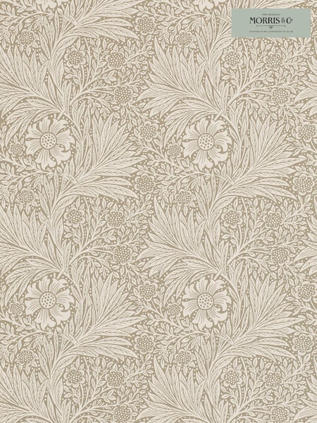 Morris & Co. Brown Marigold 10.05M Wallpaper (T67906) | £118