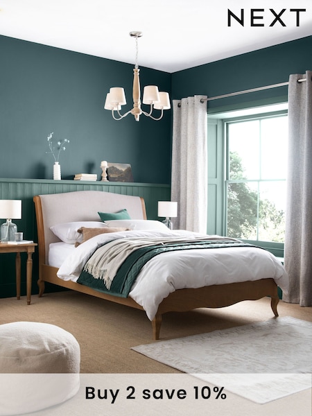 Contemporary Blend Light Natural Without Footend Josie Bed Frame (T68829) | £665 - £865