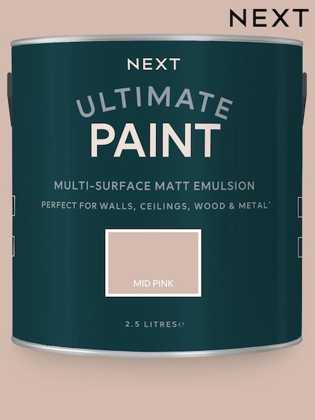 Mid Pink Ultimate® Multi-Surface Peel & Stick Paint Sample (T69041) | £1