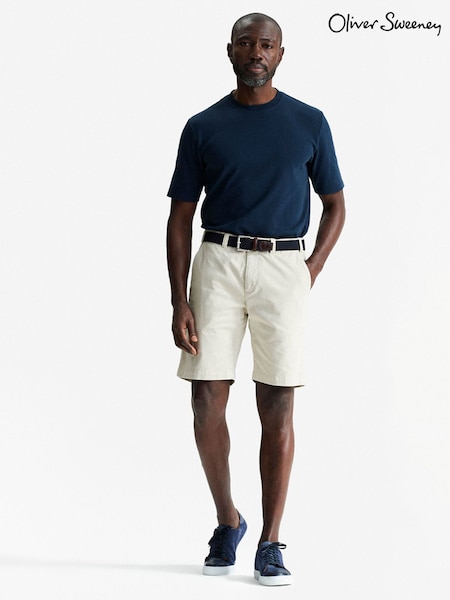 Oliver Sweeney Natural Frades Italian 100% Cotton Shorts (T69819) | £99