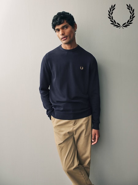 Fred Perry Classic Crew-Neck Jumper (T70155) | £130