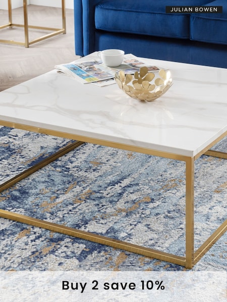 Julian Bowen Gold Scala Coffee Table (T71682) | £240