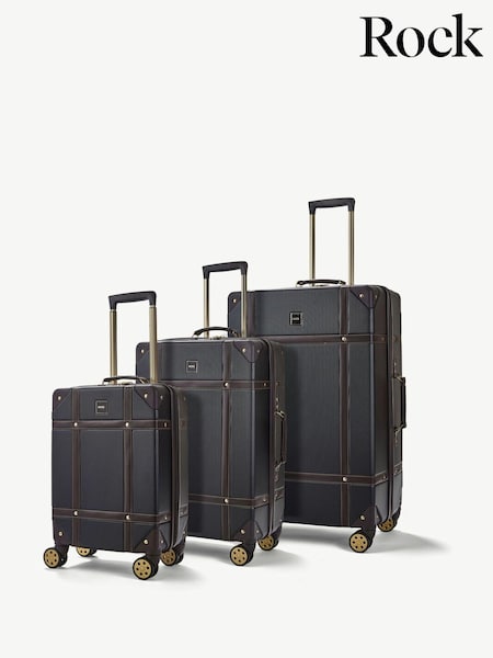 Rock Luggage Vintage Suitcases 3 Piece Set (T71784) | £300