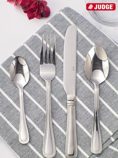 Judge Silver Bead 24 Piece Cutlery Set (T71924) | £33