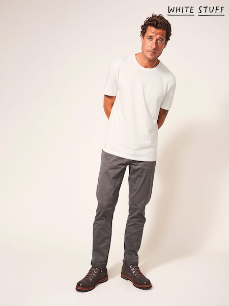 White Stuff Natural Abersoch 100% Cotton Short Sleeve T-Shirt (T72125) | £25
