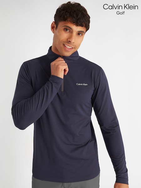 Calvin Klein Golf Newport Quarter Zip Top (T72699) | £36