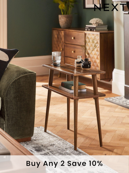 Dark Lloyd Mango Wood Side Table (T74559) | £215