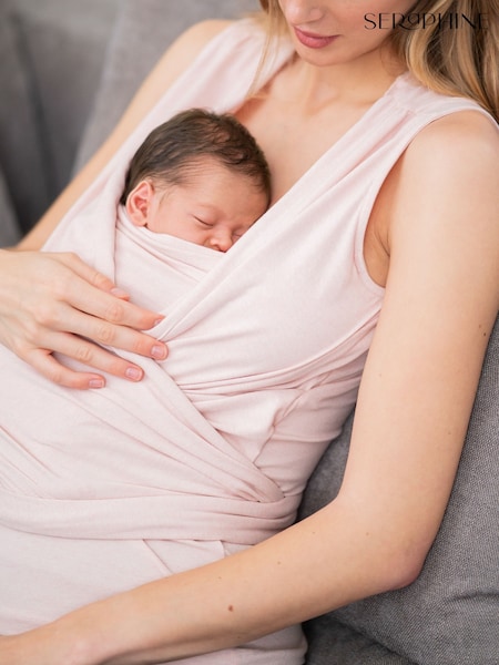 Seraphine Pink Blush Maternity Cotton Skin To Skin Top (T74854) | £39