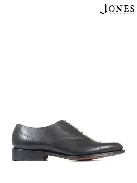 Jones Bootmaker Mens Barnet Goodyear Welted Leather Oxford Shoes (T76120) | £160