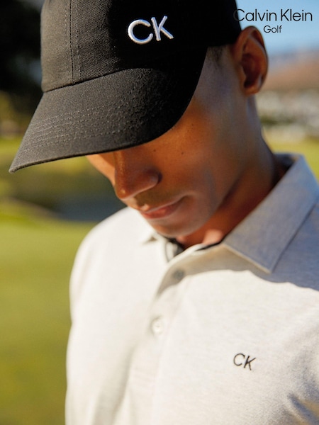 Calvin Klein Golf 100% Cotton Twill Black Caps (T76191) | £15