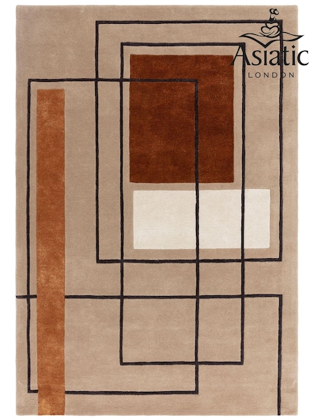 Asiatic Rugs Orange Reef Outline Rug (T78261) | £199 - £455