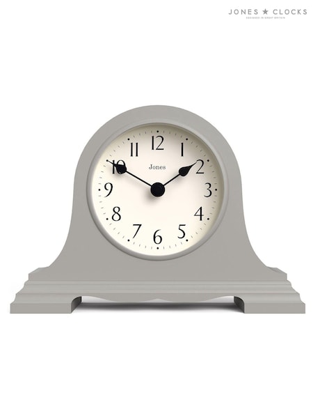 Jones Clocks Grey Grey Mantel Clock with Arabic Dial (T79089) | £25
