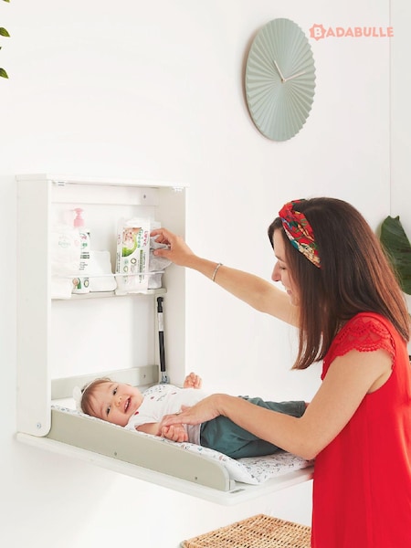 Badabulle Wall Mounted Changing Table With Changing Mat (T79327) | £120