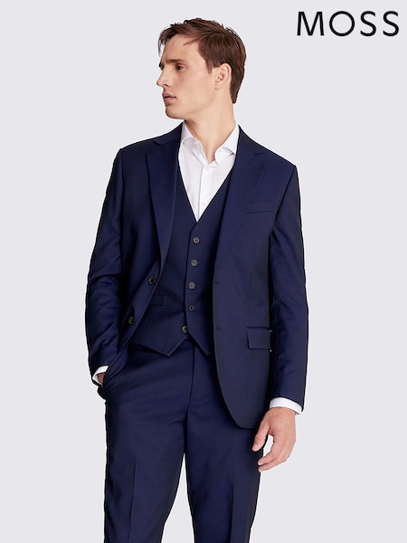 MOSS Ink Blue Suit Jacket (T81108) | £119