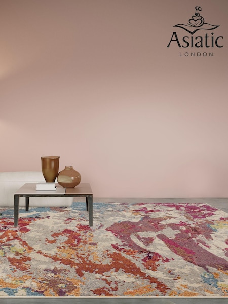 Asiatic Rugs Yellow Colores Cloud Magenta Rug (T82999) | £51 - £255