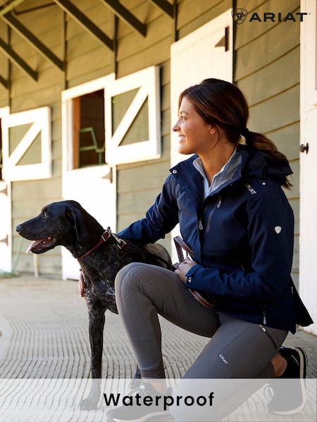 Ariat Blue Coastal Waterproof Coat (T84317) | £160