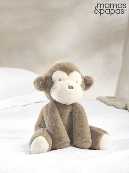 Mamas & Papas Brown Soft Monkey Toy (T84955) | £22