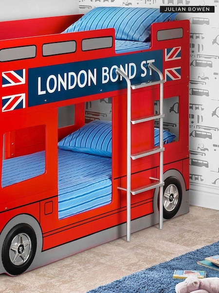 Julian Bowen Red London Bus Bunk Bed (T85287) | £660
