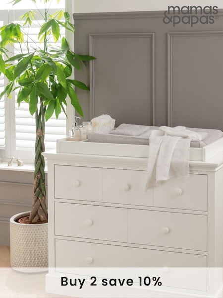 Mamas & Papas White Oxford Dresser Changer (T85532) | £650