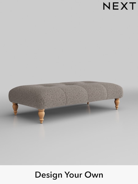 Chunky Chenille/Mink Brown Erin Buttoned Back Deep Relaxed Sit (T87744) | £499