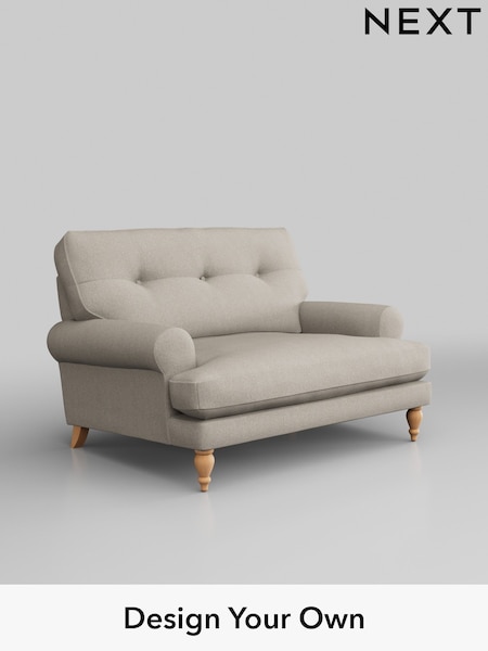 Tweedy Chenille/Oyster Erin Buttoned Back Deep Relaxed Sit (T87789) | £1,025