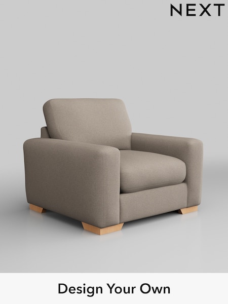 Studio Chenille/Mid Natural Houghton Deep Relaxed Sit (T87991) | £799