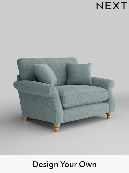 Chunky Chenille/Light Teal Green Ashford Relaxed Sit (T88468) | £1,125