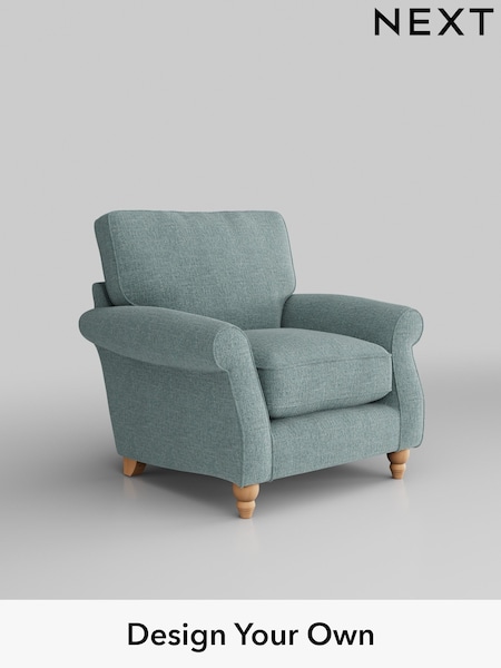 Chunky Chenille/Light Teal Green Ashford Relaxed Sit (T88468) | £925