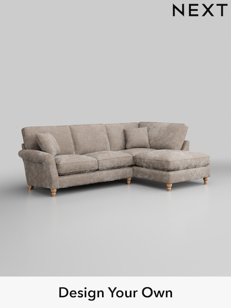 Distressed Velour/Mid Natural Ashford Relaxed Sit (T88471) | £2,075