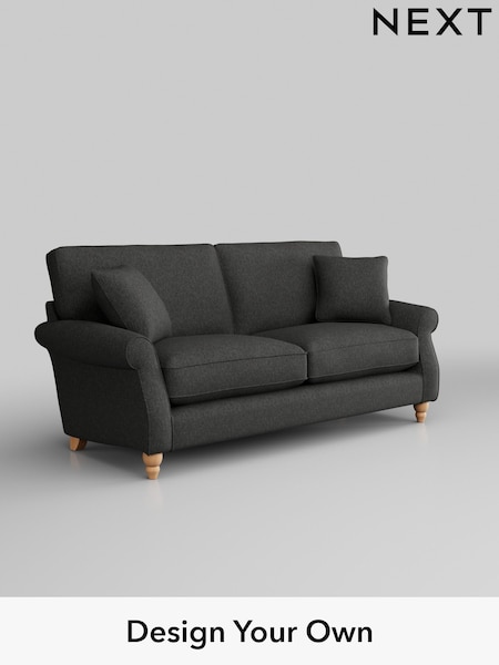 Tweedy Blend Easy Clean/Charcoal Grey Ashford Relaxed Sit (T88502) | £1,325