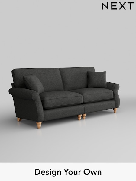 Tweedy Blend Easy Clean/Charcoal Grey Ashford Relaxed Sit (T88502) | £1,425