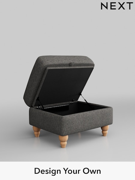 Tweedy Blend Easy Clean/Dark Grey Ashford Relaxed Sit (T88503) | £450