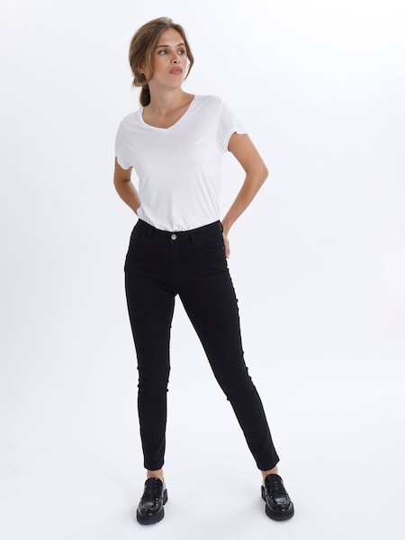 Kaffe Vicky High Waisted Skinny Denim Jeans (T88727) | £45