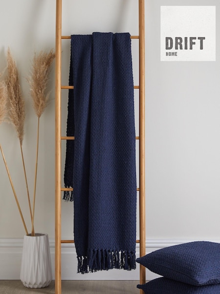Drift Home Blue Hayden Bedspread (T90083) | £25