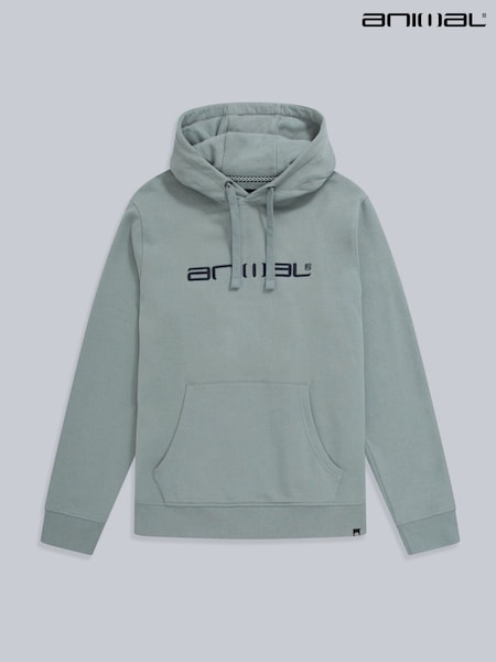Animal Grey Mens Driver Logo Hoodie (T91171) | £49