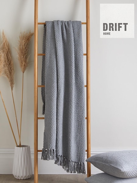 Drift Home Grey Hayden Throw (T91252) | £20