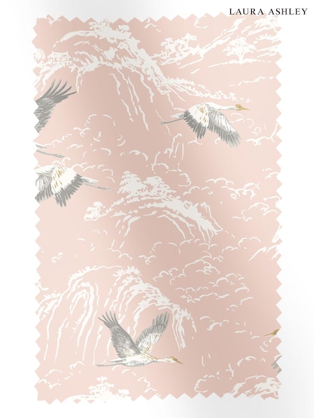 Laura Ashley Blush Pink Animalia Fabric By The Metre (T92434) | £46