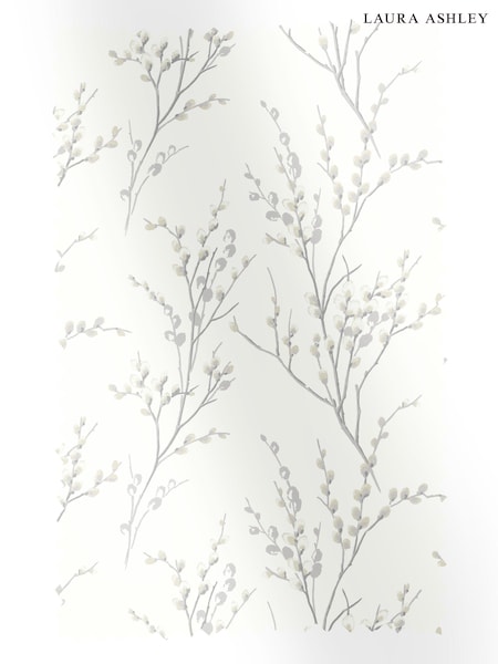 Laura Ashley Dark Grey Pussy Willow Fabric By The Metre (T92514) | £46