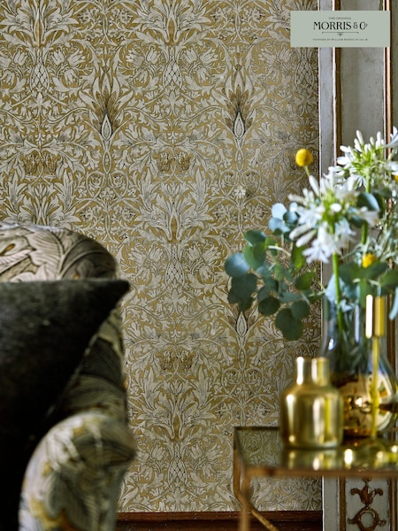 Morris & Co. Green Snakeshead Wallpaper (T93373) | £1