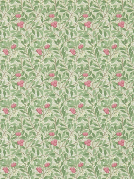 Morris & Co. Green Arbutus Wallpaper (T93408) | £1