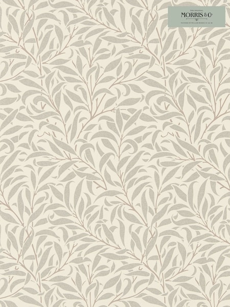 Morris & Co. Natural Pure Willow Bough Wallpaper (T93414) | £1