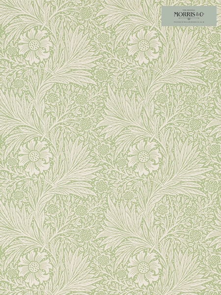 Morris & Co. Green Marigold Wallpaper (T93416) | £1