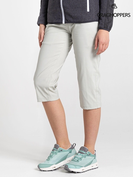 Craghoppers Grey Kiwi Pro Crop Shorts (T95293) | £45