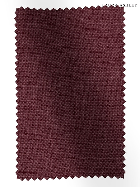 Laura Ashley Dark Cranberry Red Swanson Fabric By The Metre (T96126) | £46