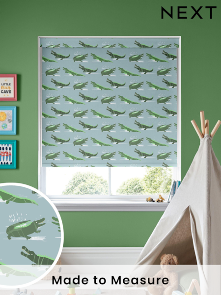 River Blue Crocs Made To Measure Roller Blind (T96307) | £57