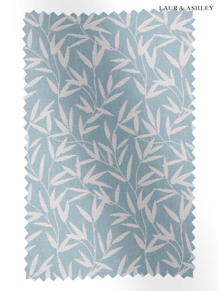 Laura Ashley Blue Willow Leaf Fabric By The Metre (T97172) | £50