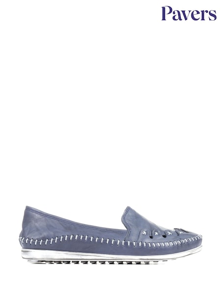 Pavers Leather Slip-On Pumps (T97331) | £38